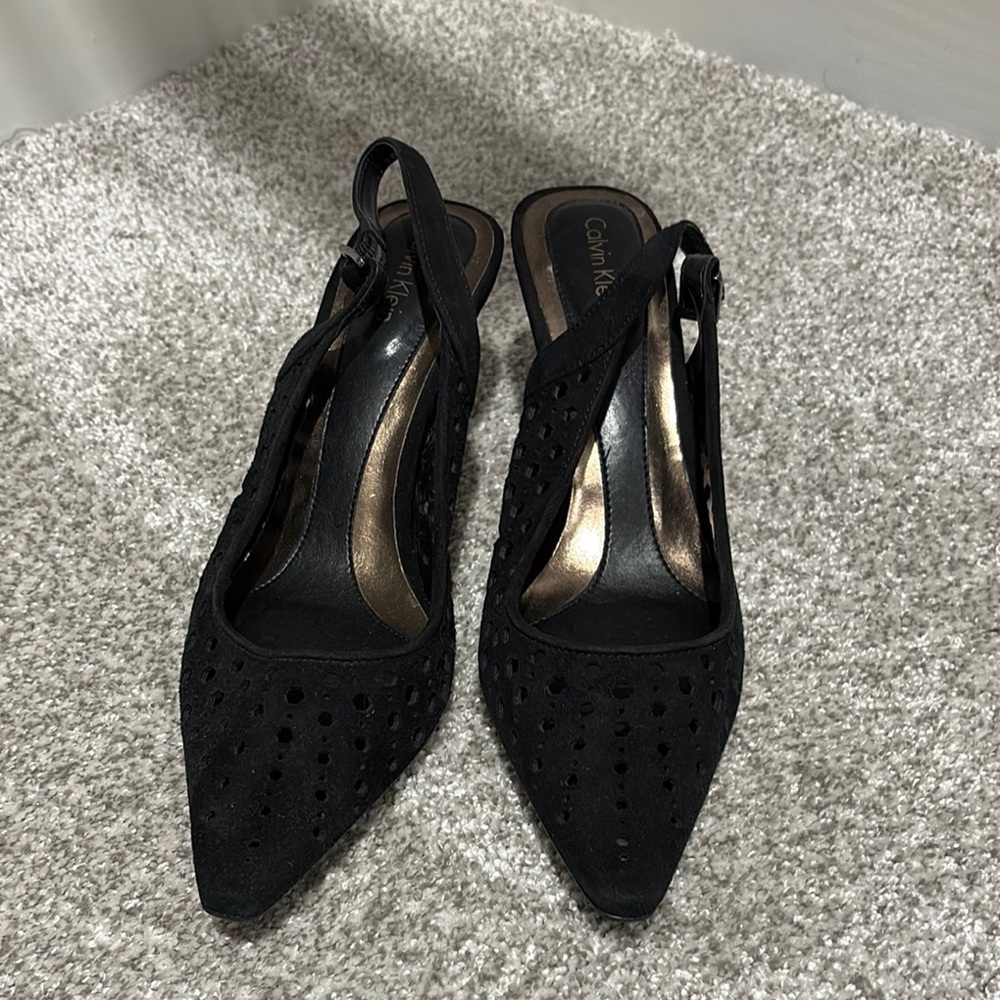Calvin Klein Black Heels Elegant Design